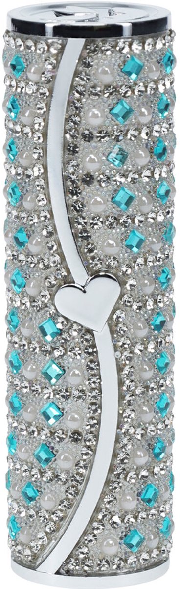 Loveline by Shots Sexy Tiffany - Lipstick Vibrator with 4 Attachments - Blue - Blauw