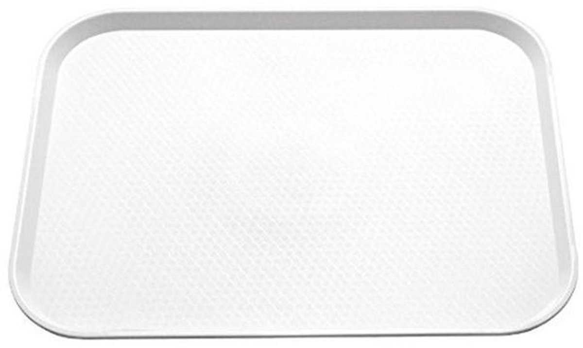 Serveerschaal Wit 265x345mm - Geschikt voor Fast Food en Huisgebruik