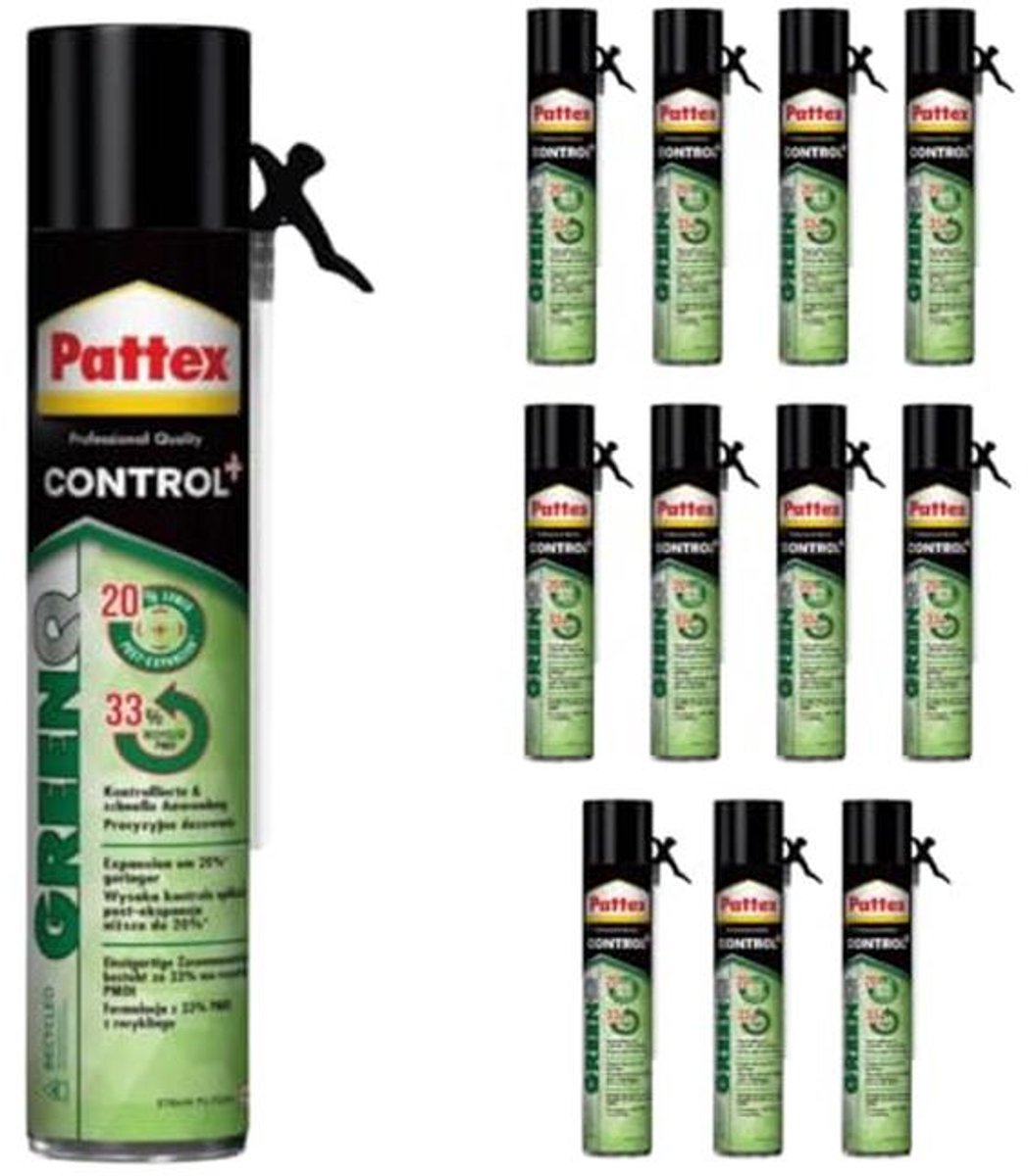 Bouwschuim voor Isolatie en Voegenvulling - Effectief PU-schuim voor Nauwkeurige Toepassingen (12 x 750 ml)