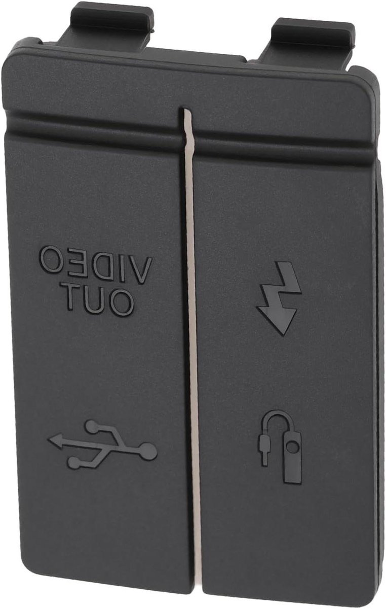 Allecto- Camera Batterij Cover - Compatibel met Canon EOS 40D - Zwart.