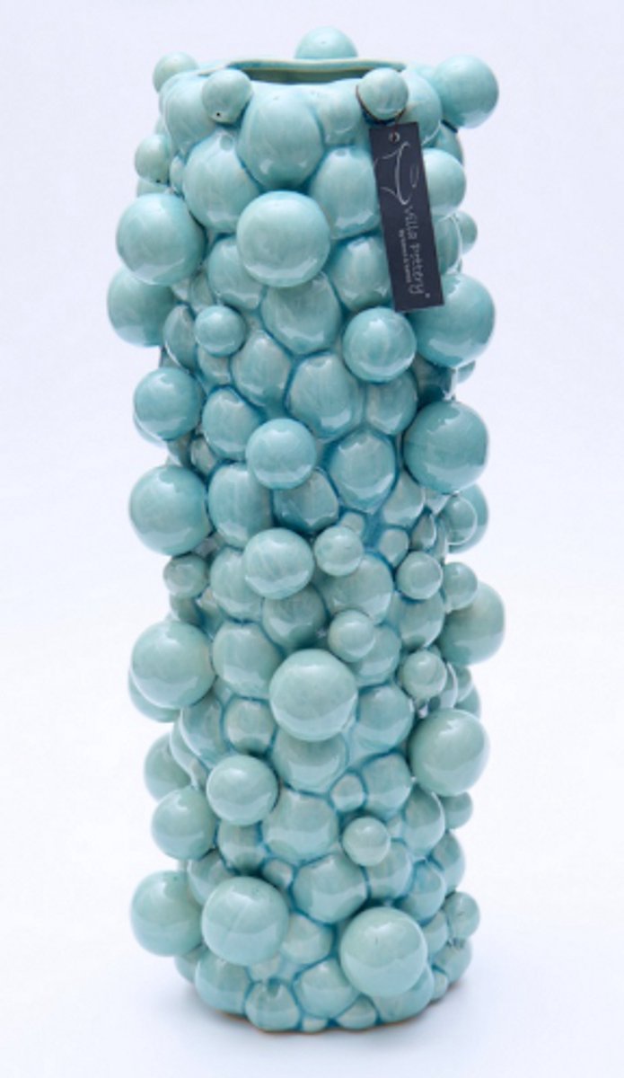 Villa Pottery Vaas - Villa Pottery - Decoratie - Woondecoratie - Keramiek - Blub & Blub 2_3 Blue Blauw