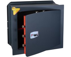 Technomax GOLD GK/6l Kluis - Veiligheidskluis - Robuust en Duurzaam - Blauw - Manganium Staal - Antideco Systeem