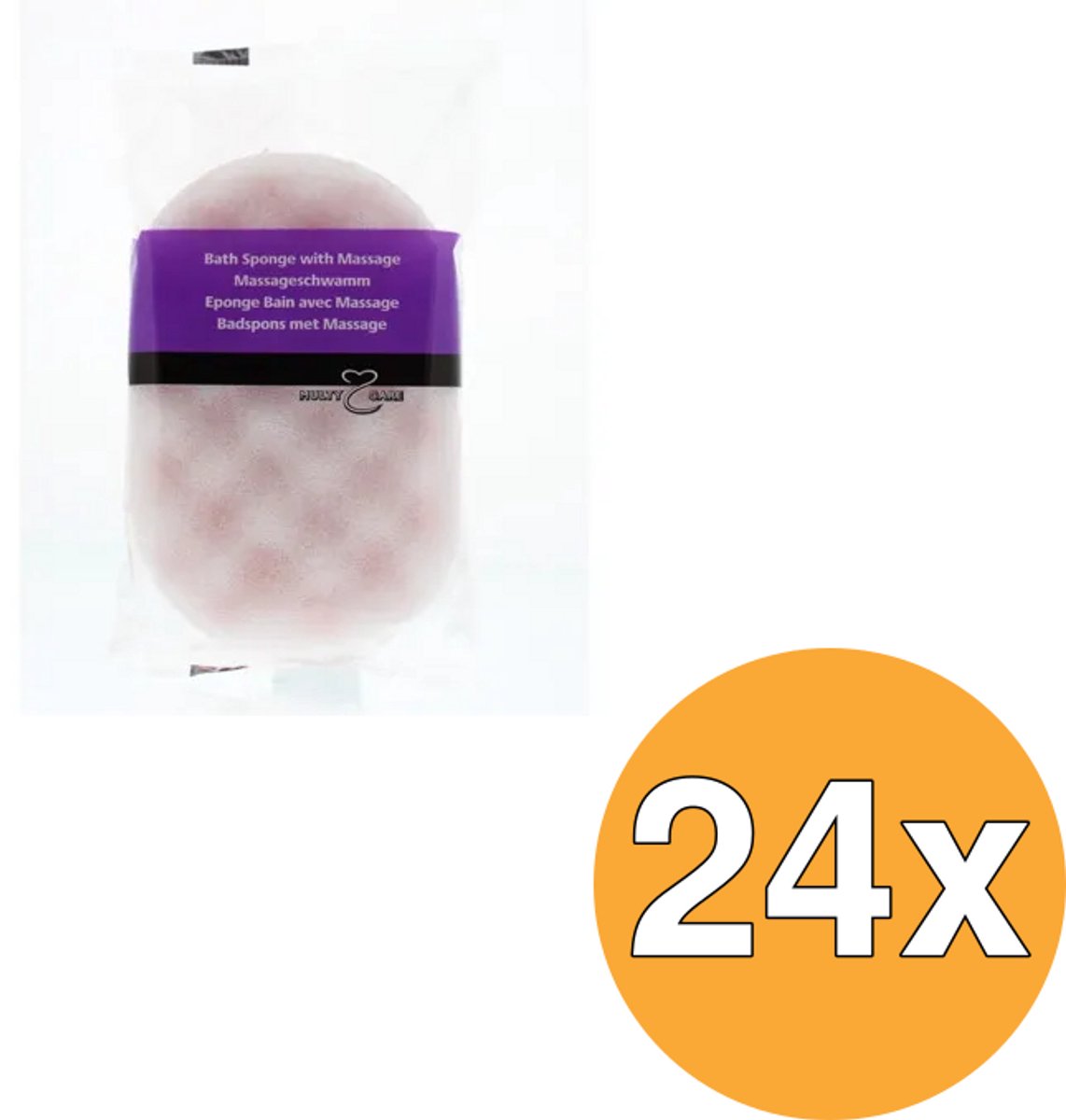 24x Multy Multi Badspons Massage Assorti (1 stuk)