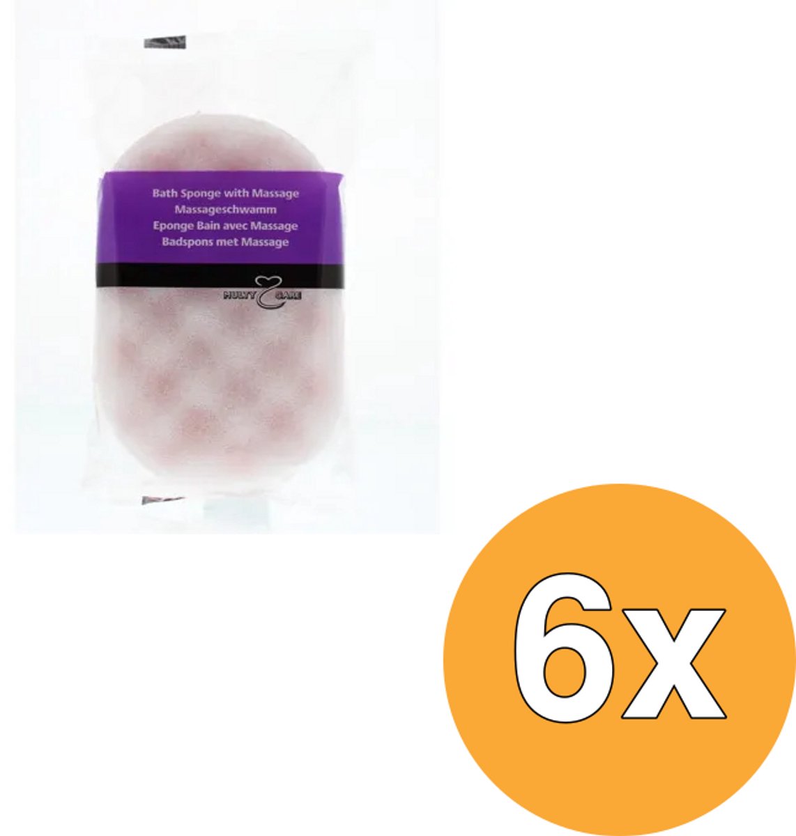 6x Multy Multi Badspons Massage Assorti (1 stuk)