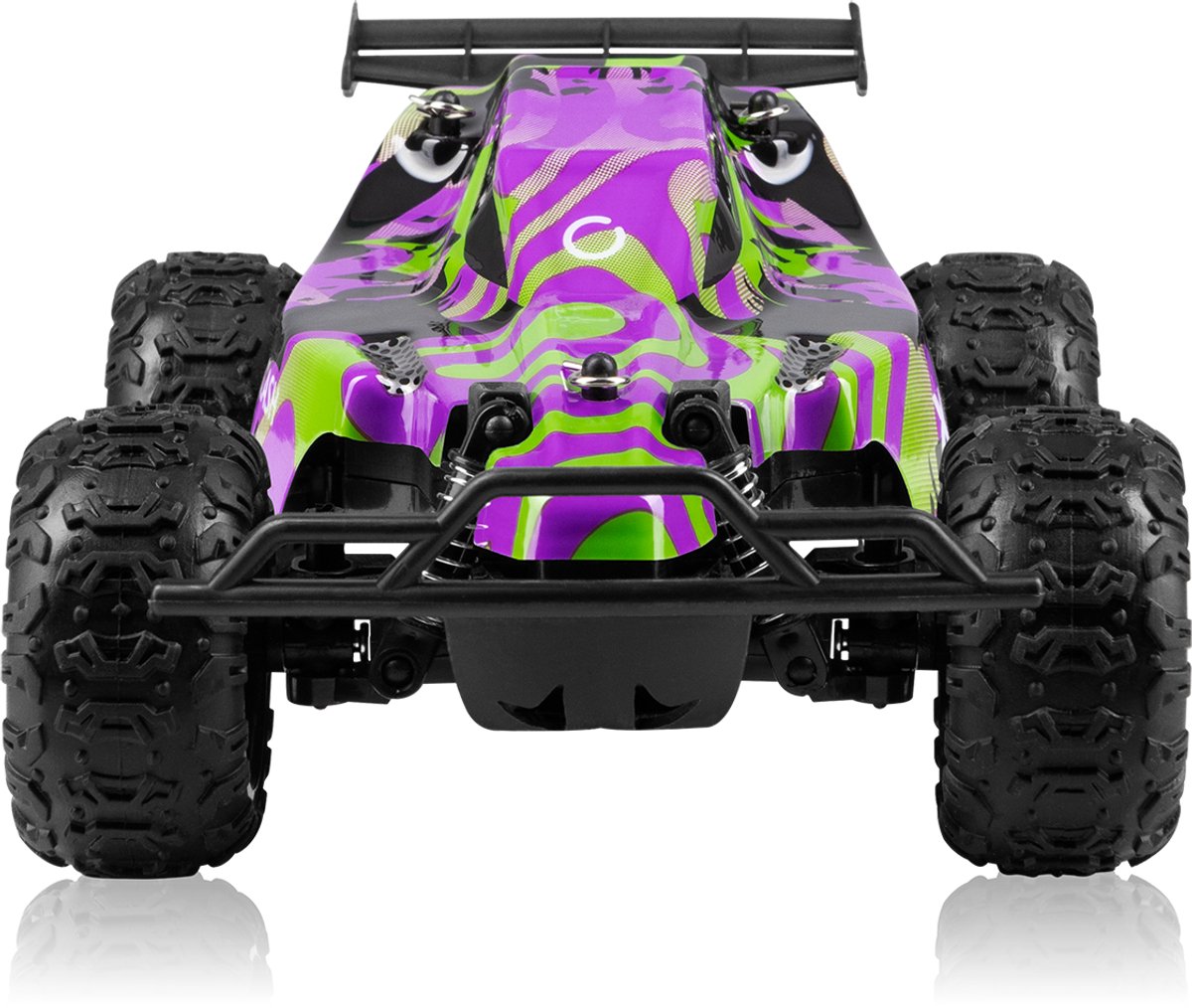 Overmax X-Clash Bestuurbare Auto - 20 km/h - 2 accu’s - Bereik 100m - 2 carrosserie’s - Offroad RC Auto - Buiten & Binnen - Meisjes en Jongens - Afstandsbestuurbare Auto voor Kinderen & Volwassenen — afbeelding 21