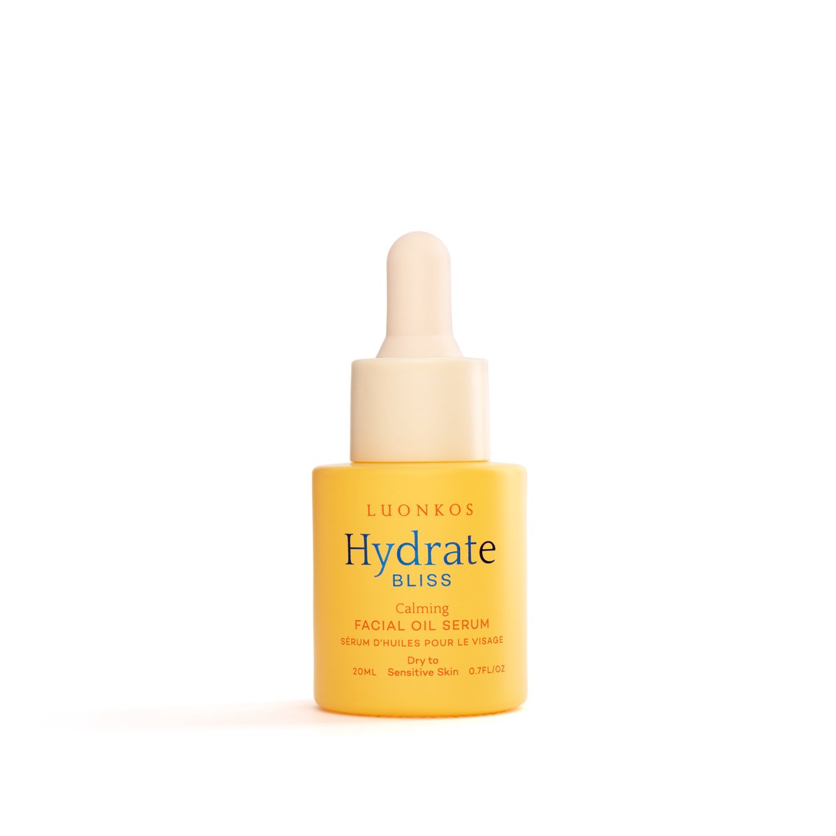 Gezichtsolie Serum voor Droge Huid – Natuurlijke Gezichtsolie 20 ml Luonkos Bliss