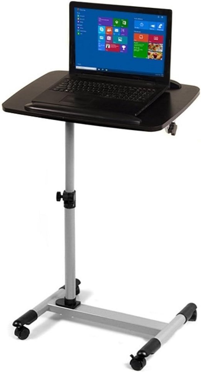 In hoogte Verstelbare Laptopstandaard en Projectorvoet op Wielen