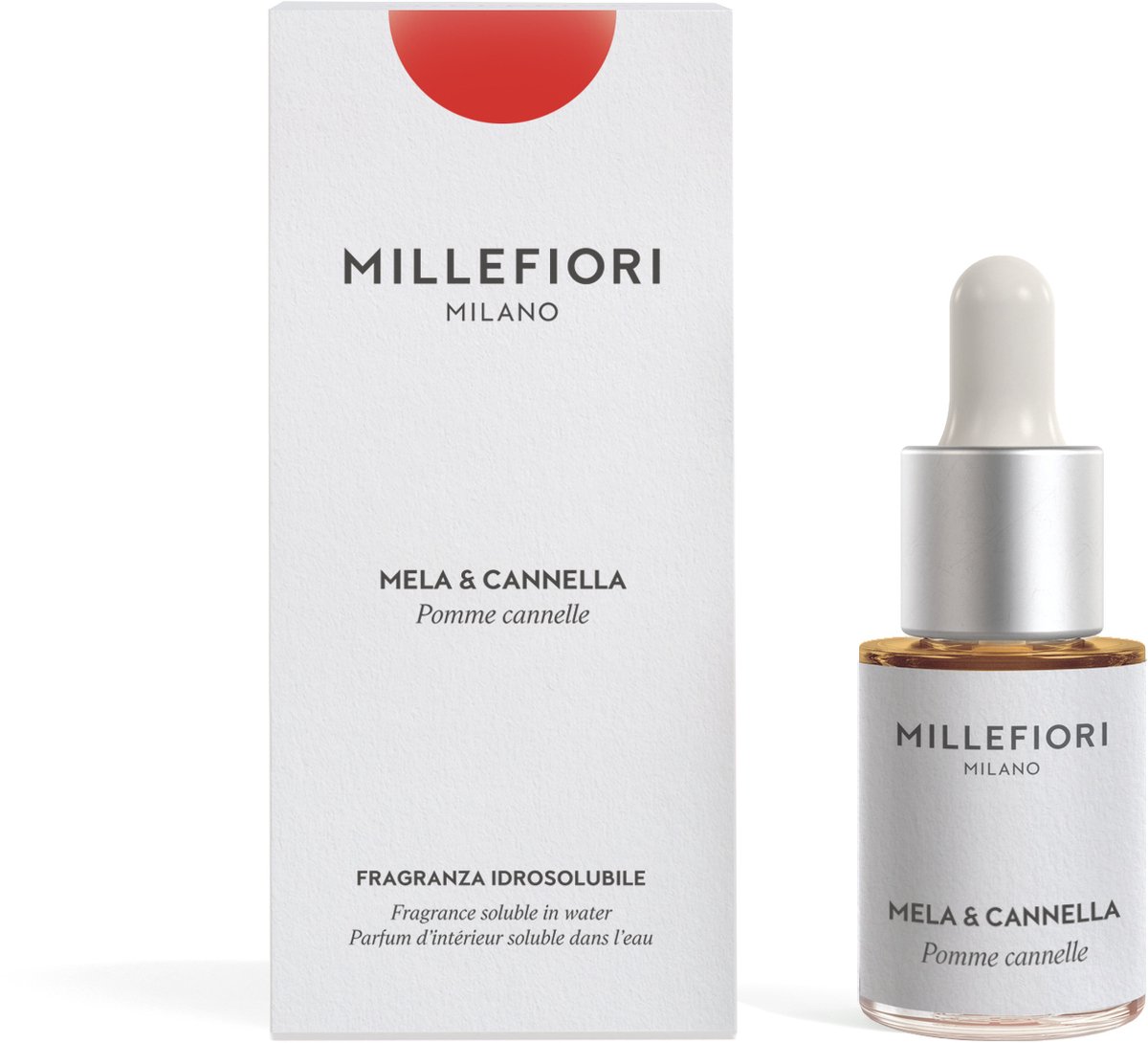 Millefiori Milano - Geurolie voor Aroma Diffuser 15 ml - Mela & Cannella - Geurverspreider