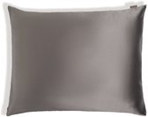 Dore & Rose - Zijden Kussensloop 60x70 - Silk Pillowcase - Gemaakt Van De hoogste Kwaliteit 23 Momme Moerbeizijde - Premium Kussensloop Geschikt Voor Ieder Huidtype - Grijs