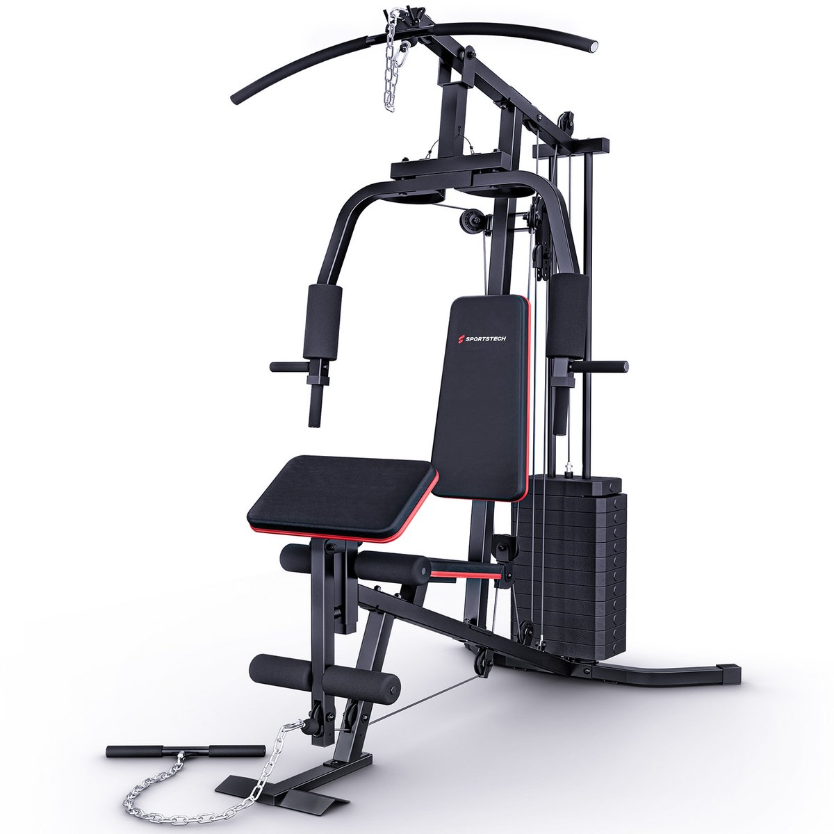 Multifunctioneel Home Gym HGX50 – Krachtstation met 60 kg Gewichten voor Full-Body Training