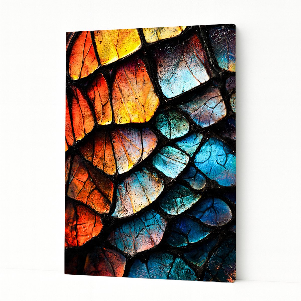 Mozaïek - Kunstobject - Wandkunst - Canvas schilderij - 100x150 cm