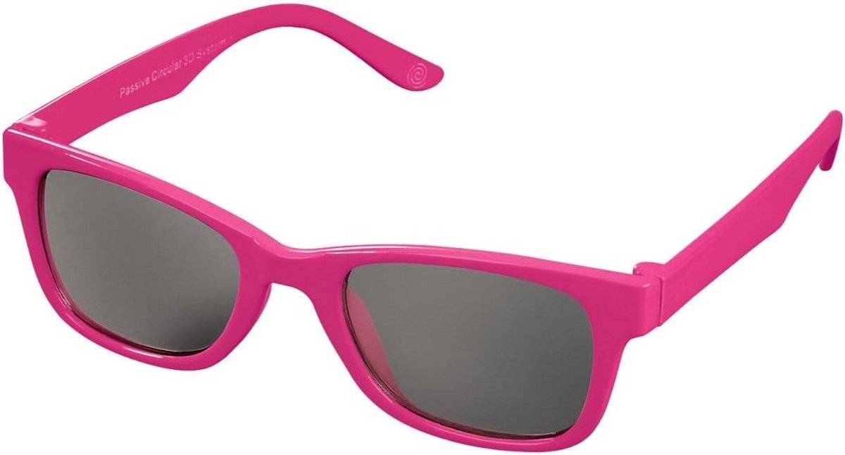 Passieve 3D Bril voor Kinderen - Rood & Roze Kleur - Universeel Gebruik