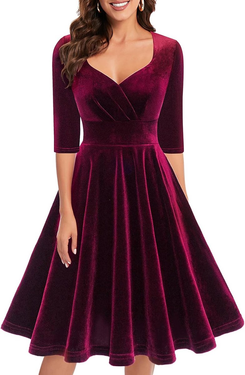 Elegante Cocktailjurk Dames A-lijn voor Feestjes en Avonden