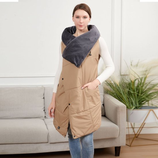 Draadloze Draagbare Verwarmde Deken met (EAN: ...0190) - Draadloze - €46,69