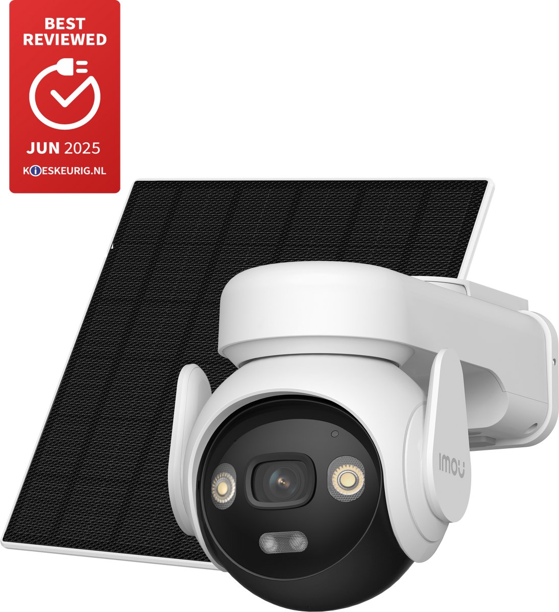 Imou AOV PT 5MP - Buiten IP-camera – Draaibaar (Pan/Tilt) – 2K – Nachtzicht – AI Detectie – Batterij – Incl. 32GB SD-kaart- Met Zonnepaneel – foto 2