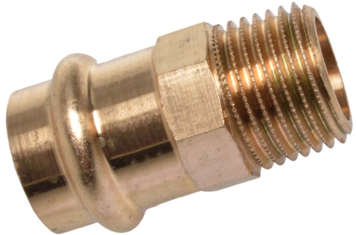 KIRCHHOFF BR overloopnippel - Blanco - 22 mm x 1"BU - 1 mof - (P4243g)
