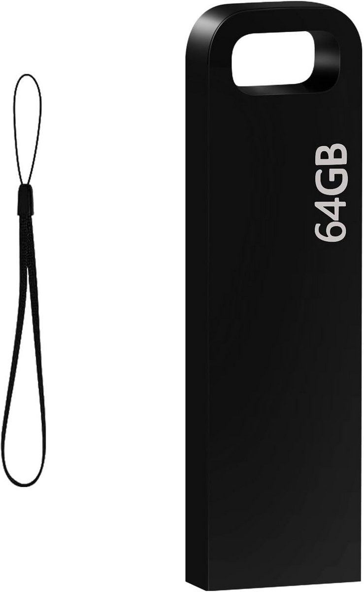 USB Stick 64GB 3.0 Metalen Waterdichte Flash Drive voor PC en Laptop