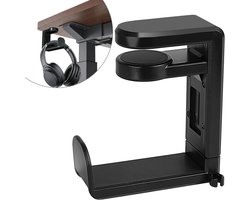 2 stuks Hoofdtelefoon Mount Hanger Houder, Sterke Zelfklevende Headset Haak Stand voor Gaming Hoofdtelefoon & Controller, Stick-On Mount met Adhesive Pad, Universele Headset Hanger Onder Bureau of Muur
