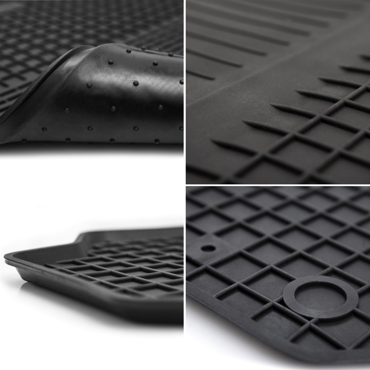 Wielganizator BasicProtect Serie - Rubber Auto Vloermatten - 1,5 cm Rand - Antislip – foto 4