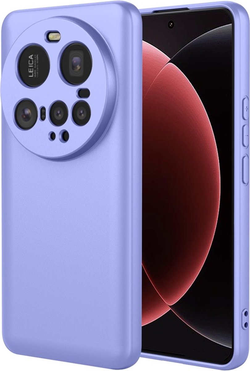 Hoesje geschikt voor Xiaomi 15 Ultra - Phonesta Soft Silk Silicone Back Cover - Paars