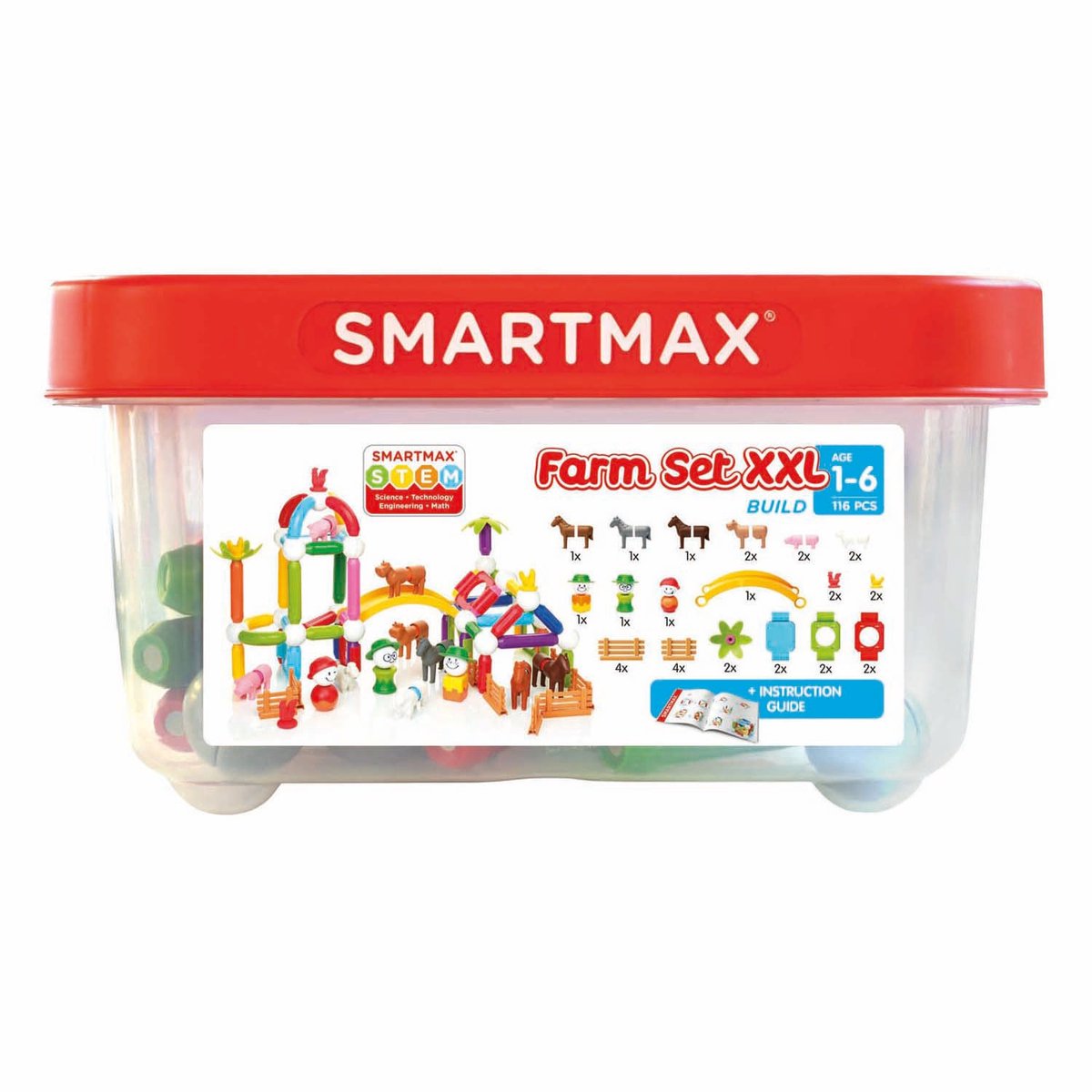SmartMax Farm Set XXL magnetische boerderijbouwset