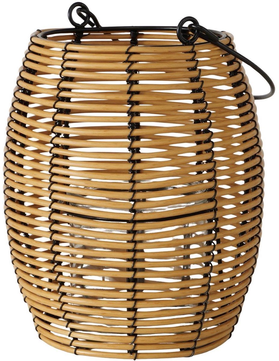 Boltze Home windlicht kunststof decoratie Ø15xH18cm multicolor.