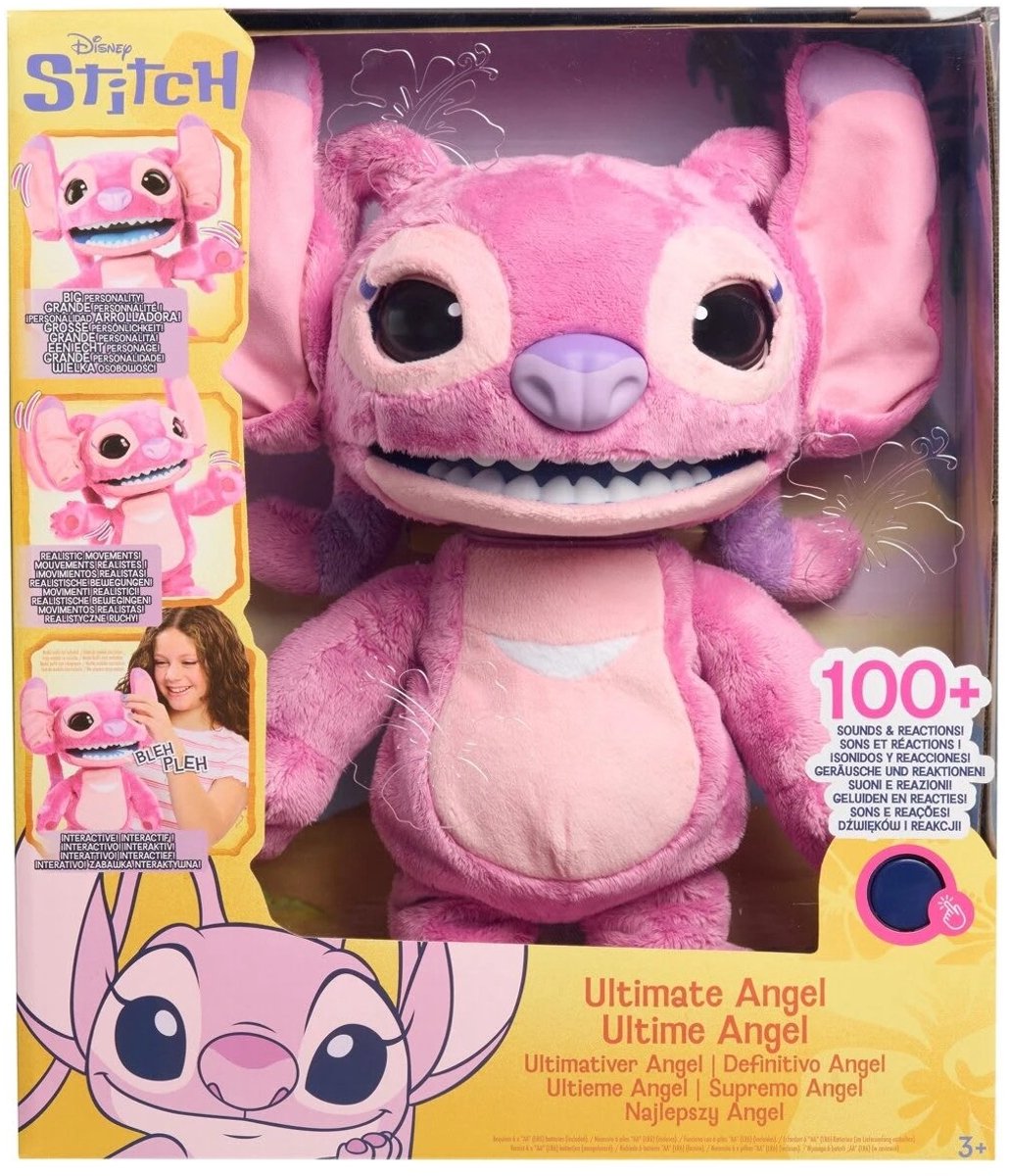 Disney Stitch - Ultimate Angel - Interactieve pluchen knuffel - Brabbelt zijn Angel taal, danst, zingt en beweegt — afbeelding 10
