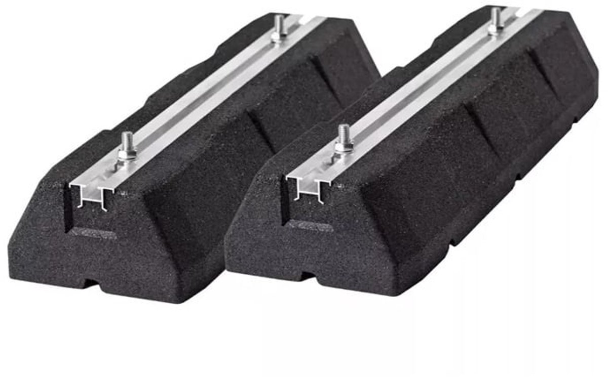 Big Foot - Rubberen grondblokken - Trillings Dempers - Airco buitenunit of Warmtepomp Set 2 stuks