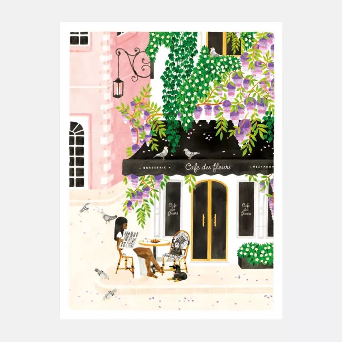 Poster Parijs 50 x 70 cm All The Ways to Say ATWS