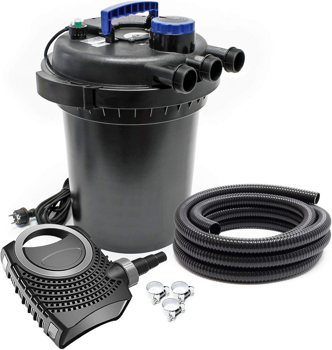 Complete vijverfilterset met UVC en pomp voor vijvers tot 10.000 liter