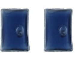 Handwarmer - Herbruikbaar - Rechthoek - Voordeelset 2 Stuks !! - 2 x Blauw