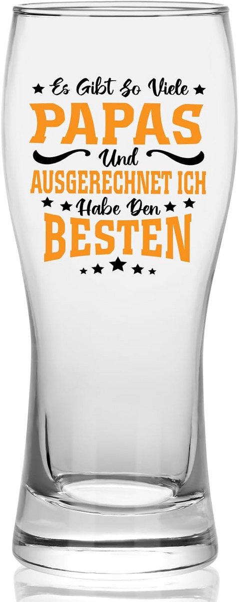 Gegraveerd Bierglas Cadeau voor Vaderdag - Uniek Valentijnscadeau