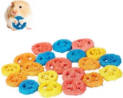 20x Natuurlijk Konijnen Speelgoed Kauwstukken - Biologisch Loofah Knaagdier Speelgoed