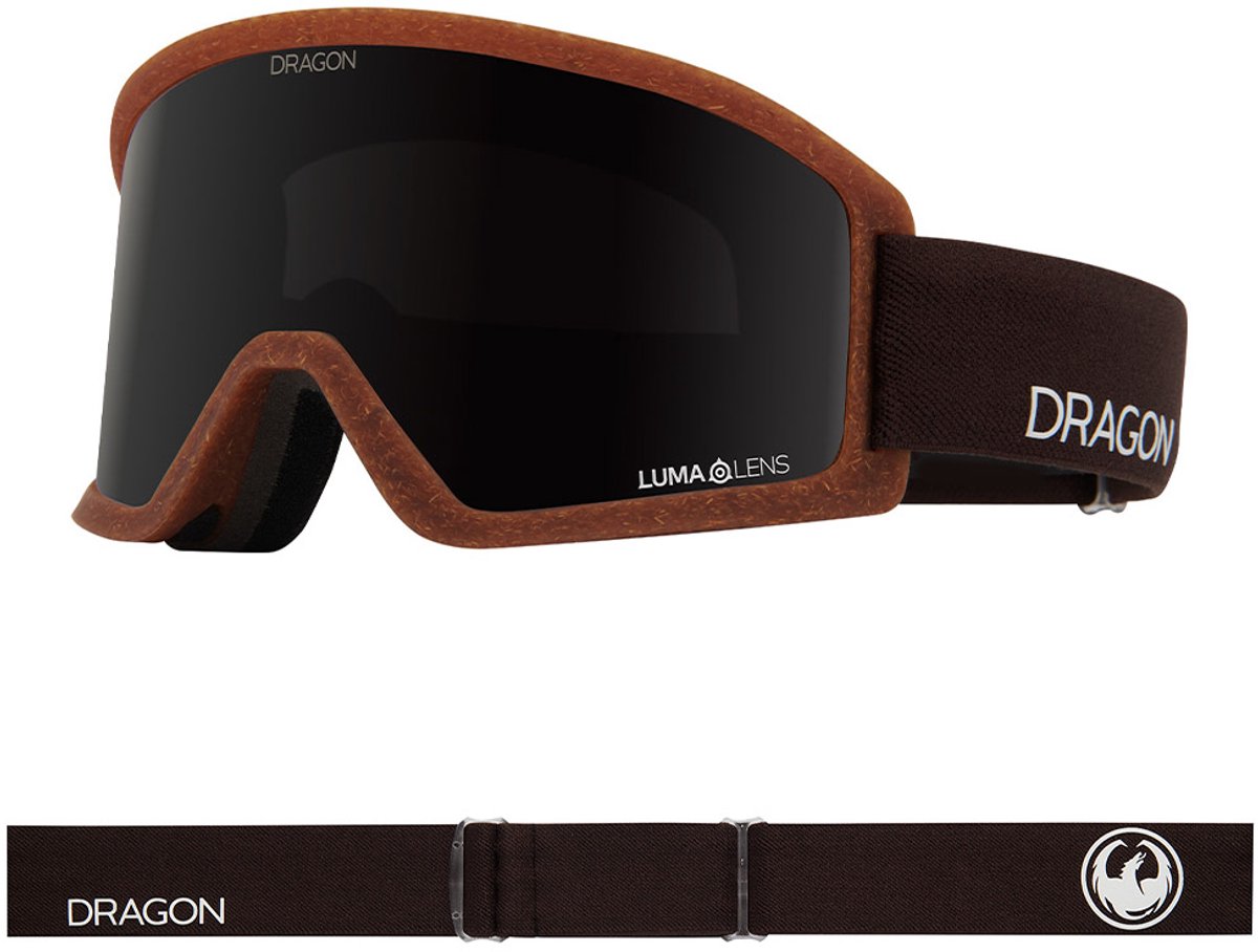 Dragon Alliance Dx3 Plus Otg Bonus Skibril Bruin Lumalens Midnight/CAT3+Lumalens Amber/CAT2 Man,Vrouw