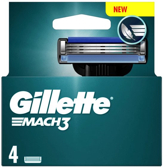 Gillette Mach 3 scheermesjes 4 Stuks