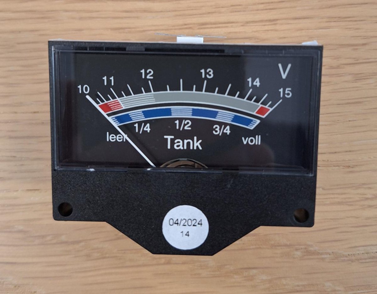 Schaudt Instrumentenpaneel IT 992 watertank meter