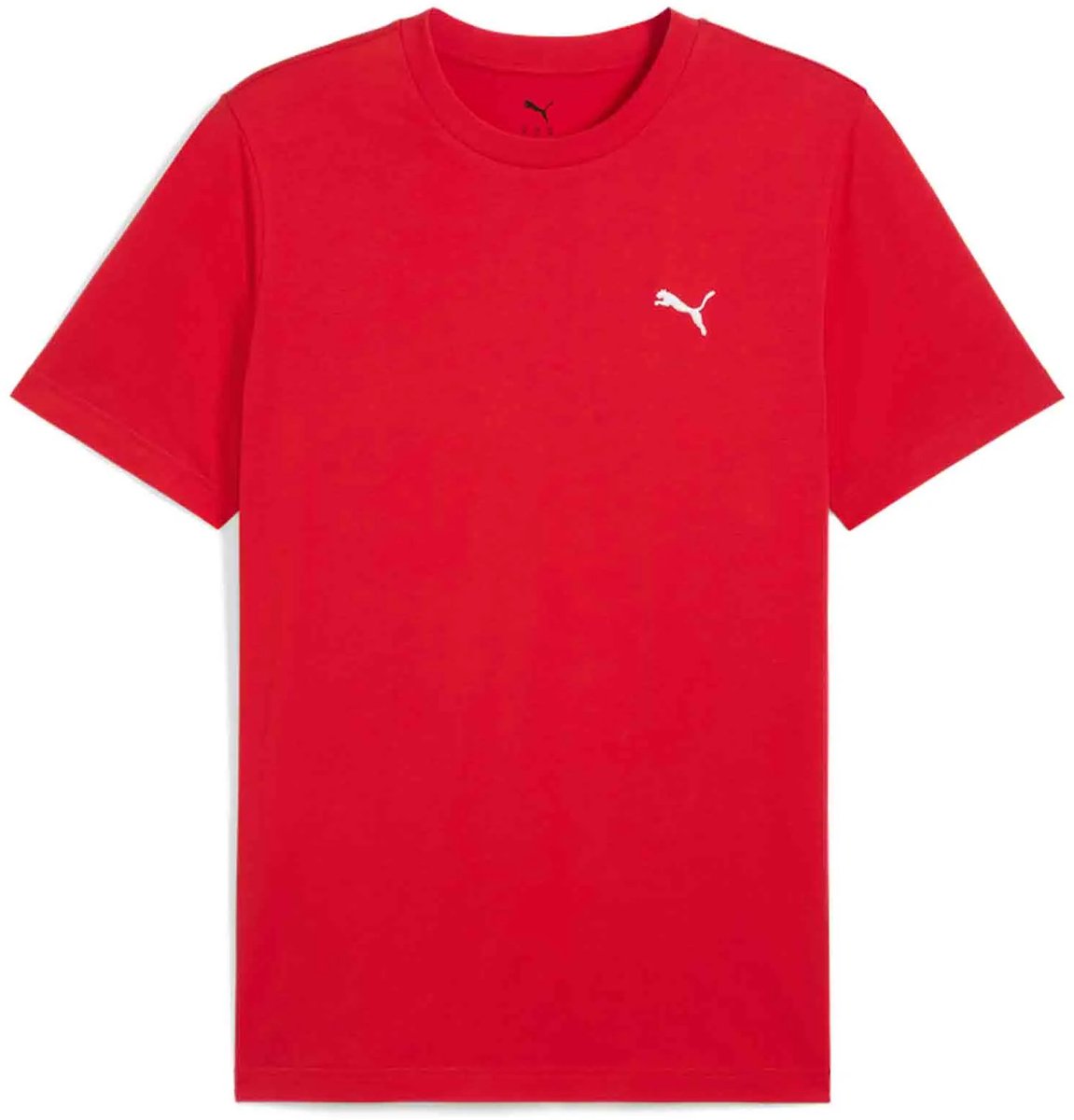 Puma Ess Small Logo-T-shirt voor heren XL Rood