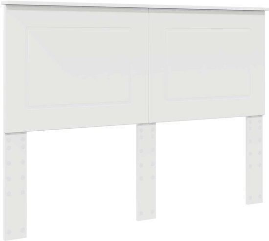 vidaXL - Hoofdbord - Wit - 100 - cm - Geconstrueerd - hout