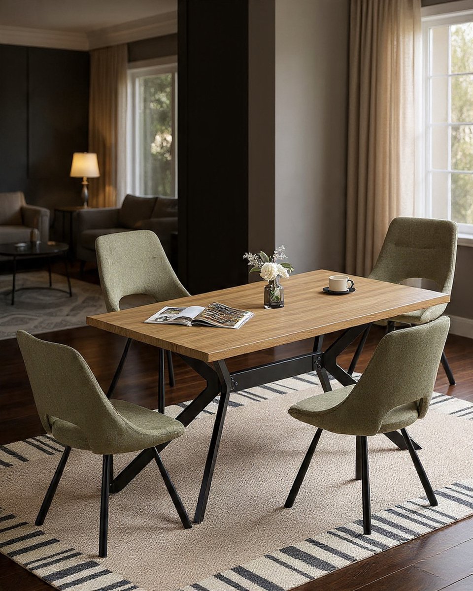 Draaibare Eetkamerstoelen Set van 4 - Novihome
