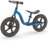 Chillafish Loopfiets 2 jaar - Lichtgewicht met verstelbaar zadel en stuur - Blauw - Loopfiets voor jongens tot 5 jaar met voetsteun, handvat om te dragen en 12" RubberSkin anti lek banden - Model Charlie Sport