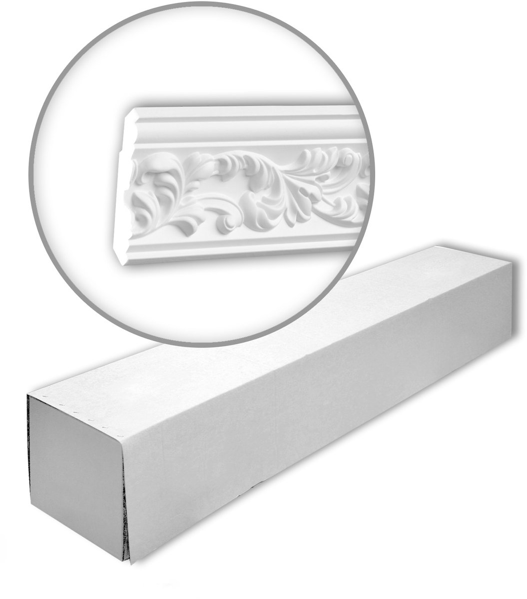 Profhome 150189 1 doos 14 stukken Kroonlijst 28 m