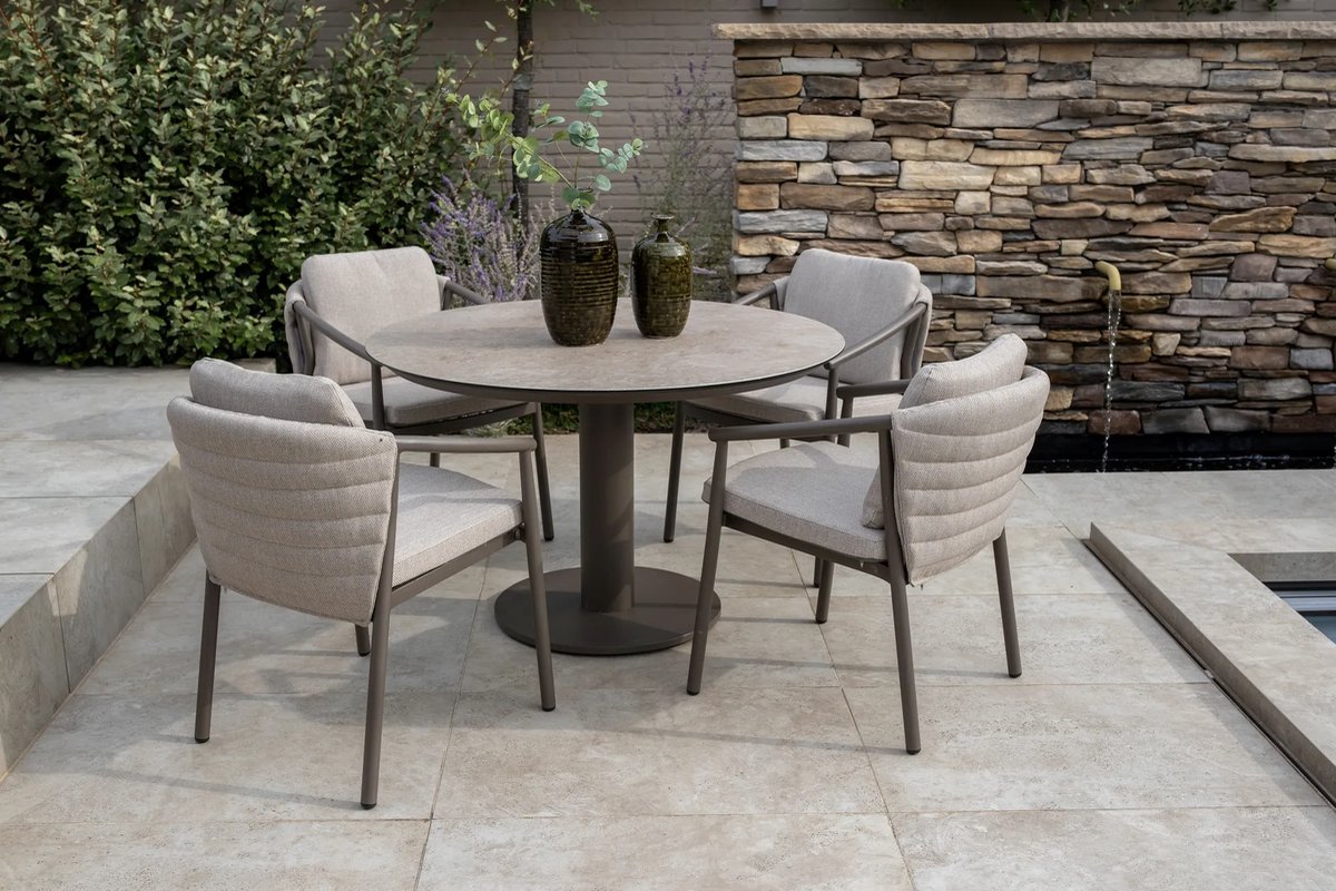4 Seasons Outdoor Barolo chaise de jardin dining - terre