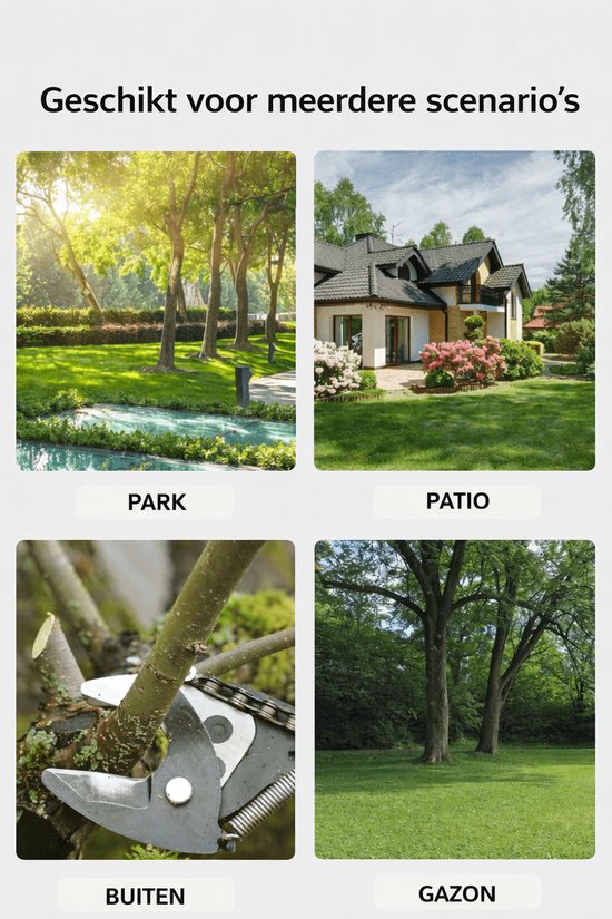 36V Grastrimmer - MAGICFOX - Draadloze -Telescopische steel - Verstelbare hoek - 3 Soorten messen — afbeelding 3