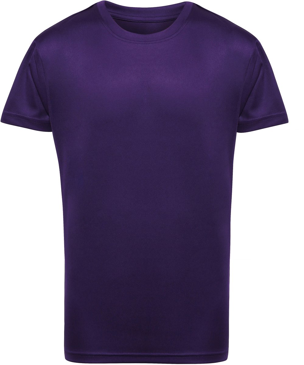 TriDri Kids Performance T-Shirt TR10B - Bright Purple - 7/8