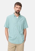 camel active Korte mouwen shirt van linnenmix - Maat - Oceaan Groenmenswear-4XL