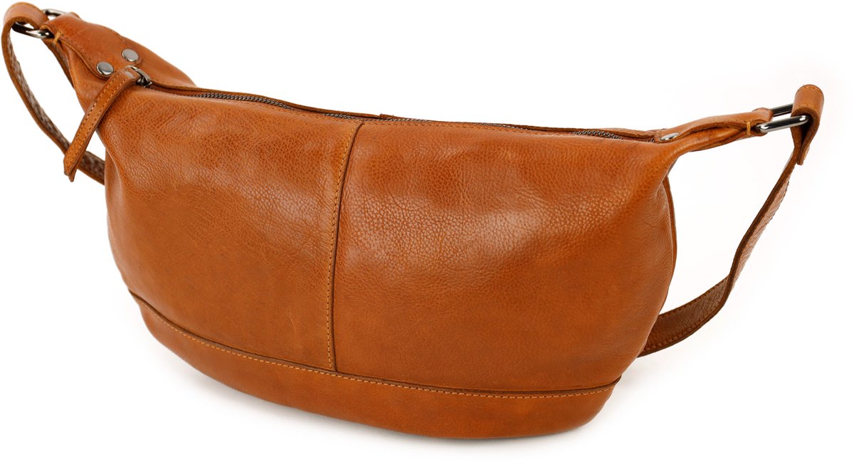 Bear Design Aimy Leren Buideltas Schoudertas - Cognac