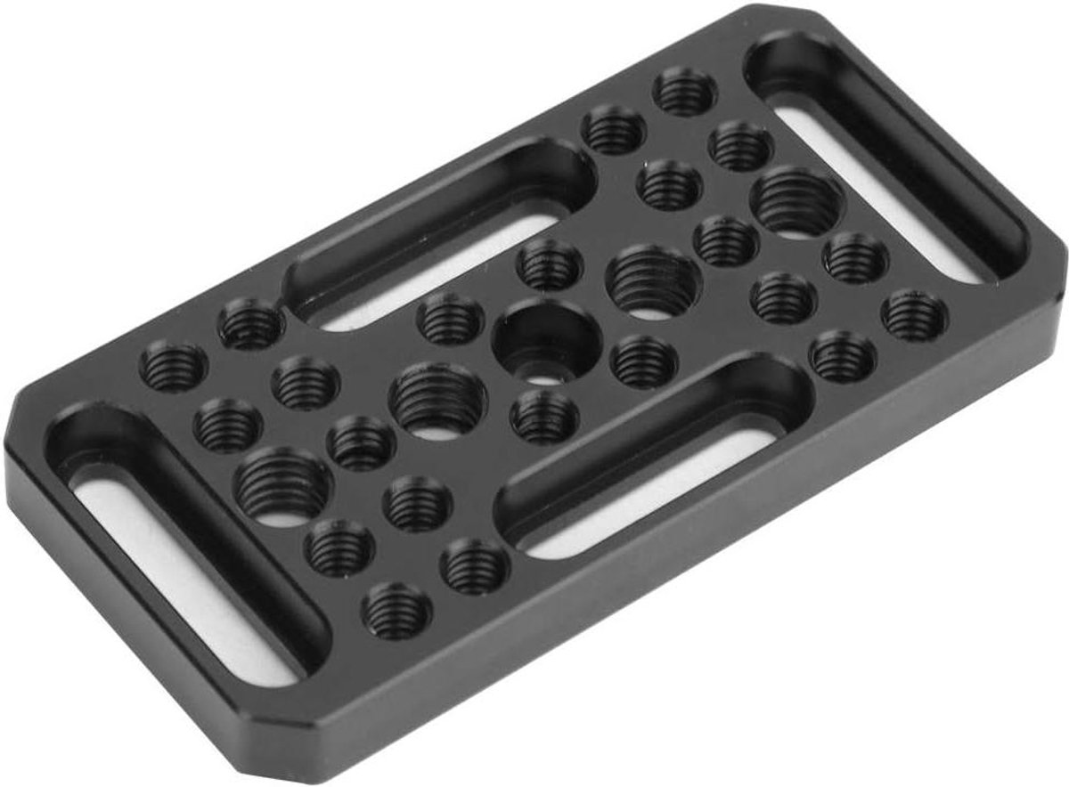 Universele cheese plate voor camera met video switching en aluminiumbehuizing.