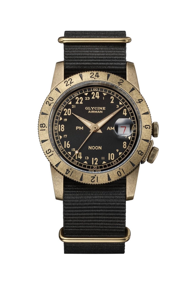 Glycine GL0379 - Airman Vintage Noon PURIST 40