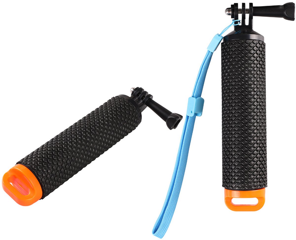2-delige selfiestick geschikt voor handheld onderwaterfotografiestabilisator - Oranje