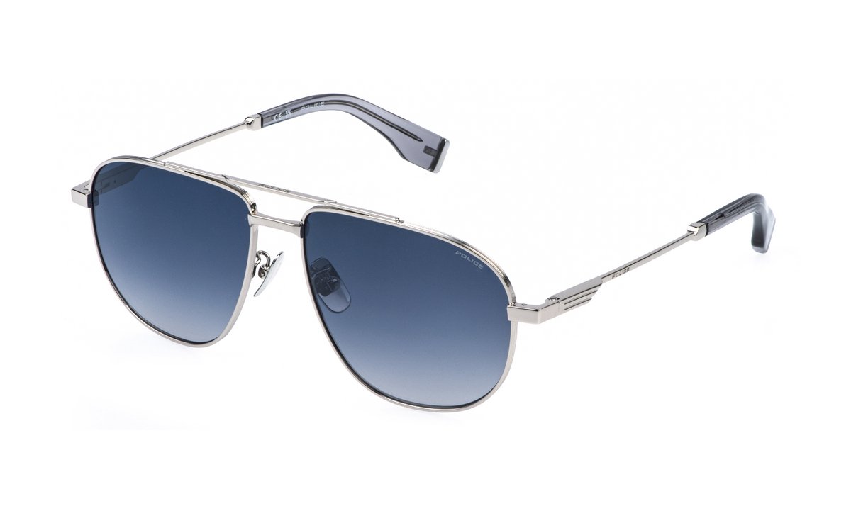 Police SPLR83 579X PALLADIO LUCIDO 60/16/150 MAN Zonnebrillen
